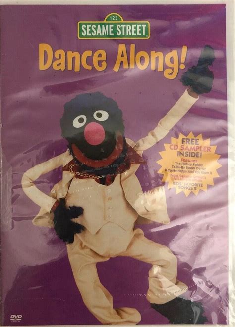 Sesame Street - Dance Along (DVD, 2003, 2-Disc Set, With Free CD) FAST ...