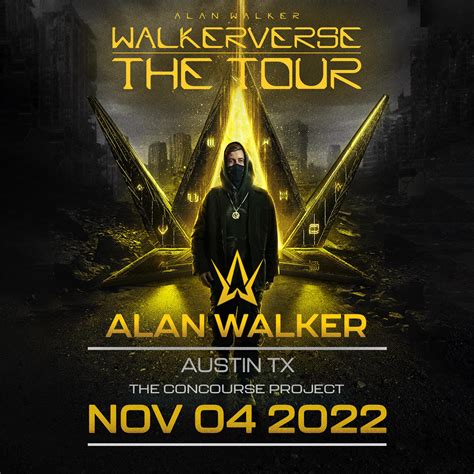 Buy Tickets to Alan Walker – WalkerVerse: The Tour at The Concourse ...