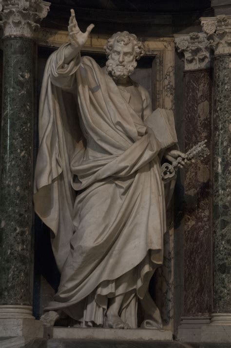 St. Peter by Pierre-Étienne Monnot - Basilica of St. John Lateran ...