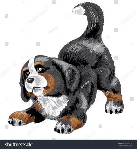 Big Dog Vector Image Stock Vector (Royalty Free) 632063156