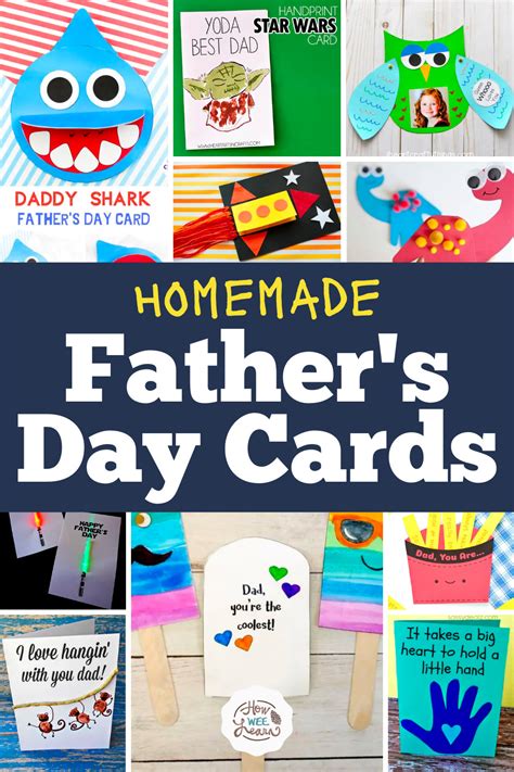 Cute Father's Day Cards For Kids To Make Messy Little Monster | atelier ...