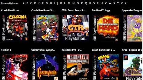 Play Classic / Old PS1 Games Online for Free