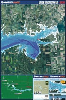 Lake Sakakawea Bundle Fishing Map: Navionics Premium HotMaps ...