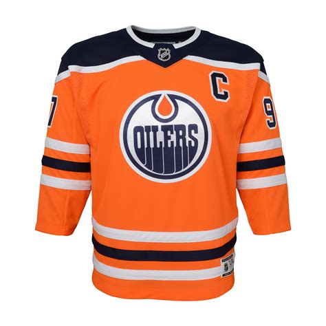 Connor McDavid Edmonton Oilers NHL Premier Youth Replica Hockey Jersey ...