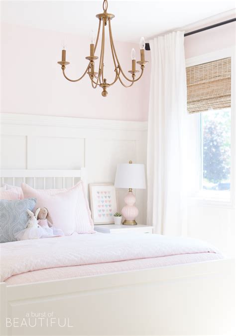 Sweet Pink and White Little Girl's Bedroom | Toddler Bedroom Reveal ...