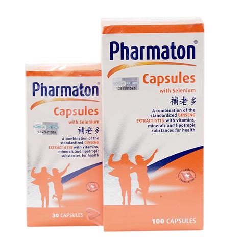 Health Shop - Pharmaton Capsules With Selenium 100s + 30s