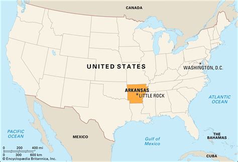 Where Is Arkansas On The Us Map - Darice Fleurette