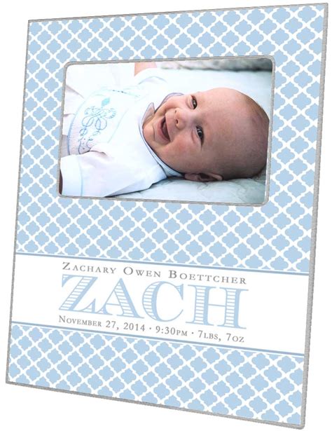 F8445 Baby Boy Gift Personalized Picture Frame