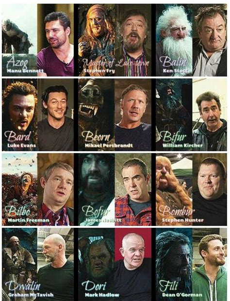 Cast from the Hobbit