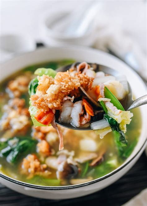 Sizzling Rice Soup: Classic Recipe - The Woks of Life