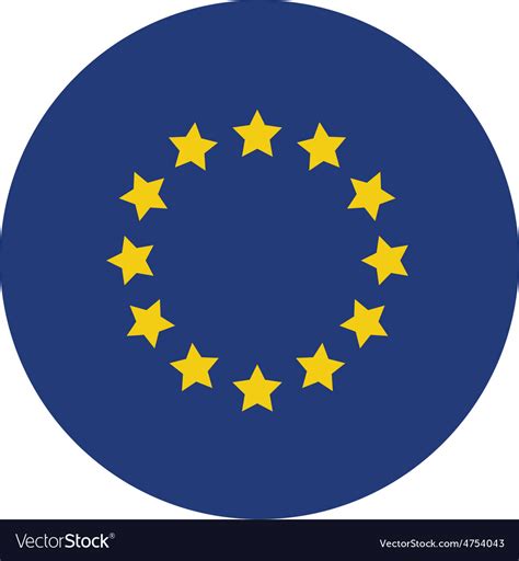 European union flag Royalty Free Vector Image - VectorStock