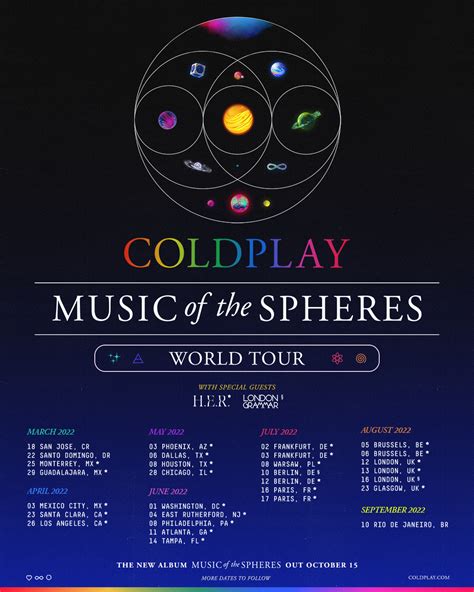 Coldplay Music Of The Spheres Tour Setlist 2024 - Bab Carline