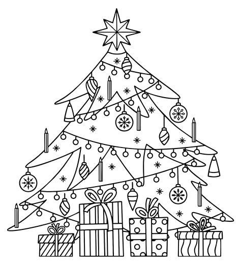 6 Best Printable Christmas Tree Clip Art PDF for Free at Printablee