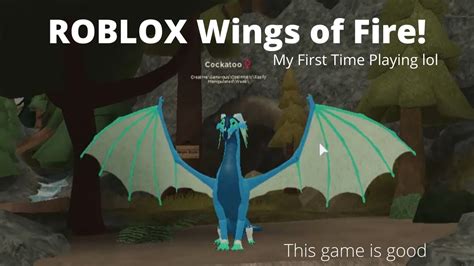 |ROBLOX| Wings of Fire |First time Playing! - YouTube