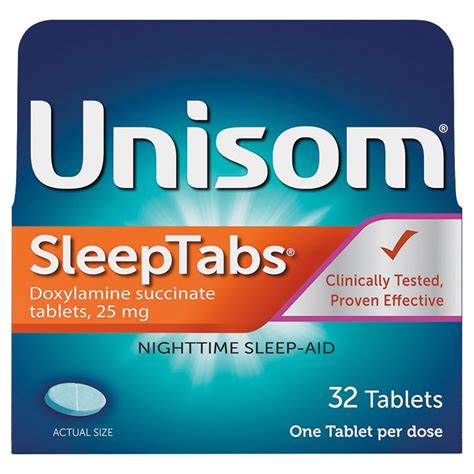 Unisom Sleeptabs Nighttime Sleep-aid 25 mg Tablets - Shop Sleep ...