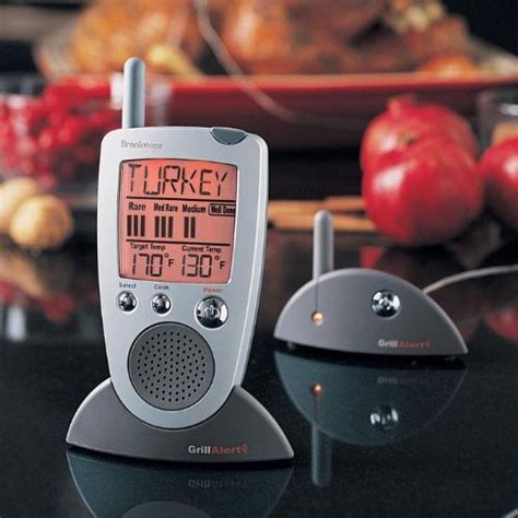 The Grill Store – Brookstone Grill Alert Talking Remote Meat Thermometer