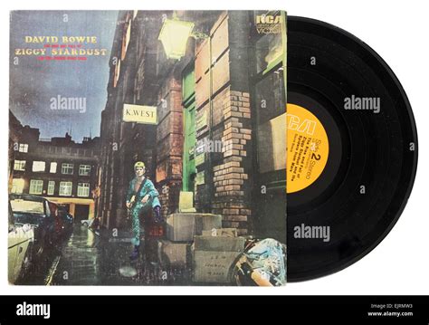 David Bowie Ziggy Stardust album Stock Photo - Alamy