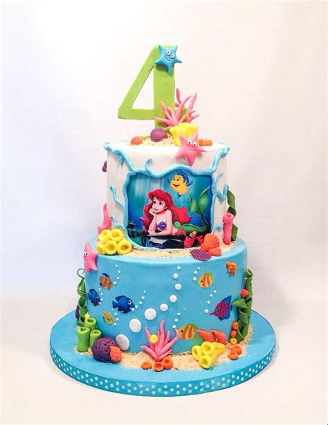 Little Mermaid Cake - CakeCentral.com