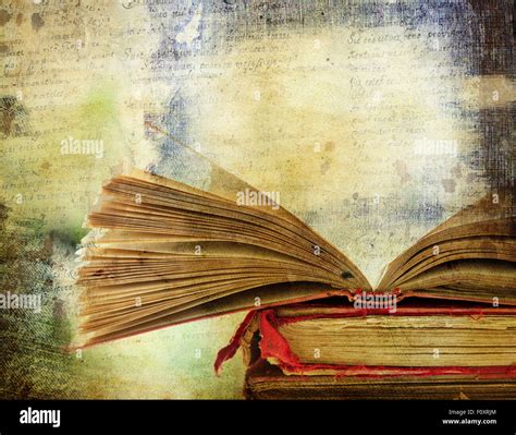 Vintage background with old books. Back to school concept Stock Photo ...