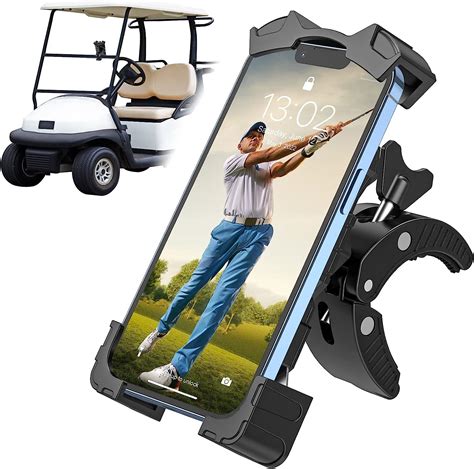 Universal Golf Cart Phone Holder, Adjustable Bike Phone Mount Bike ...