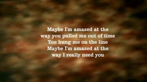 Jamie Dornan - Maybe I'm Amazed (Lyrics) Chords - Chordify