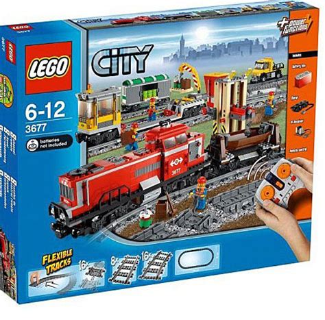 LEGO City Cargo Train Set (3677) - Remote Control Images at Mighty Ape NZ