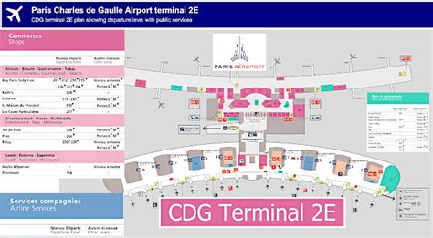 Charles De Gaulle Terminal 2E Map - Loree Ranique