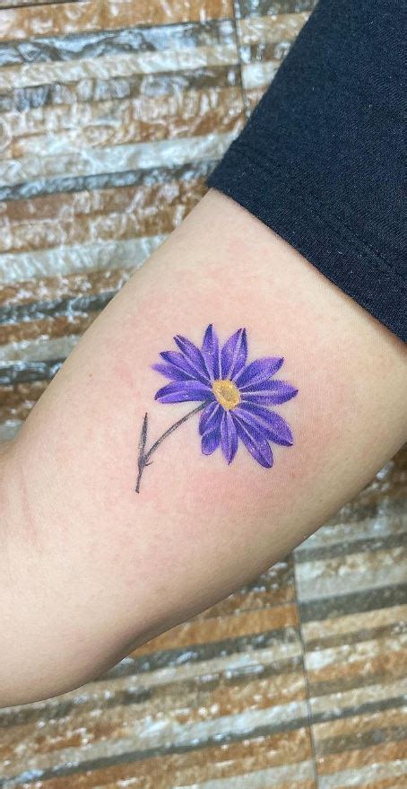 50 Meaningful Aster Tattoos, Designs & Ideas - Tattoo Me Now