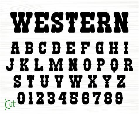 Western Font Wild West Font Old West Font Western Font Styles Cowboy ...