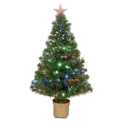 Merske Jolly Workshop 3-ft Pre-lit Artificial Christmas Tree with 20 ...