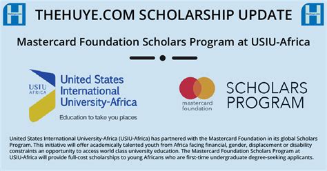 Call for Applications for Mastercard Foundation Scholars Program at ...