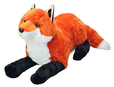 Wild Republic Jumbo Fox Plush, Giant Stuffed Animal, Plush Toy, Gifts ...