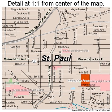 Maplewood Minnesota Street Map 2740382