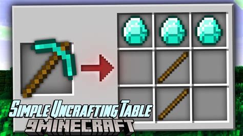 Simple Uncrafting Table Mod (1.21.1, 1.20.1) - Crafting Was Reversed ...