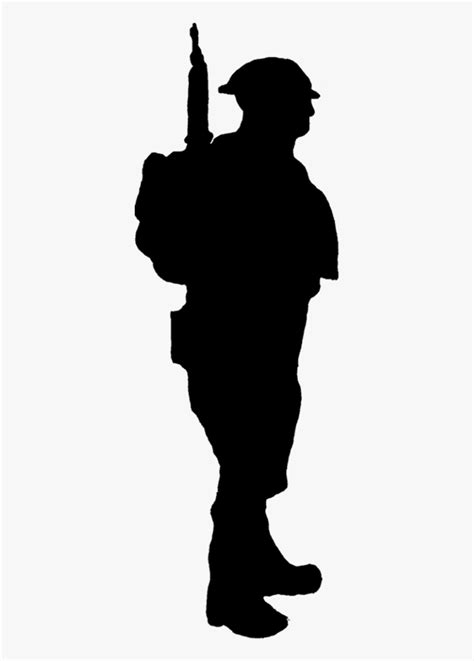 Ww1 Soldier Silhouette Template Printable - Printable Templates