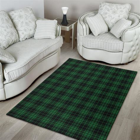 Green Tartan Plaid Pattern Area Rugs - JTAMIGO.COM