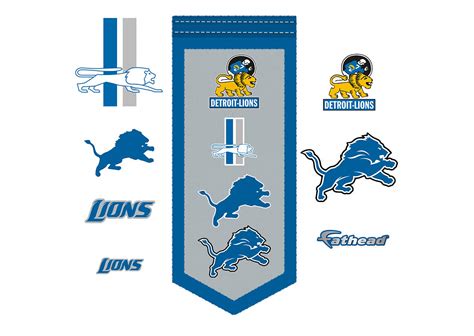 Detroit Lions Fathead Wall Decals & More | Shop NFL Fathead