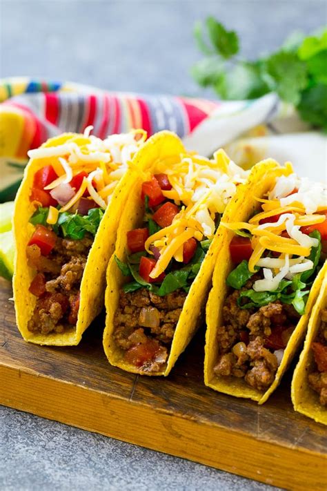 Ground Beef Tacos - Dinner at the Zoo