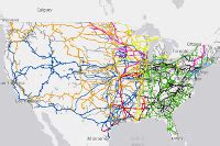 US Railroad Map, US Railway Map, USA Rail Map For Routes, 53% OFF