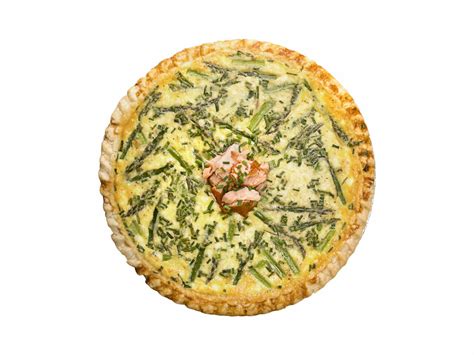 Smoked Salmon Asparagus Quiche Recipe | Michelle's Video | Craftlog