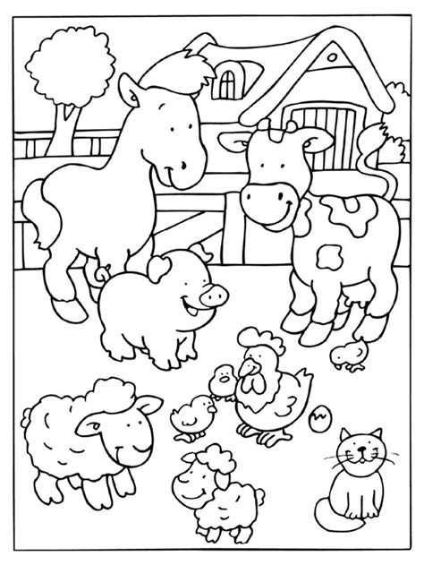 Farm coloring pages | Boyama kitabı, Boyama sayfaları, Ücretsiz boyama ...