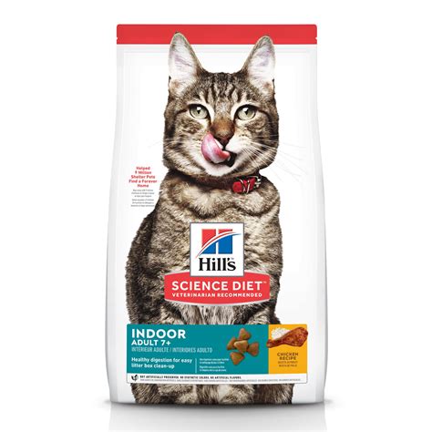 Hill's Science Diet Adult 7+ Indoor Chicken Recipe Dry Cat Food | Petco