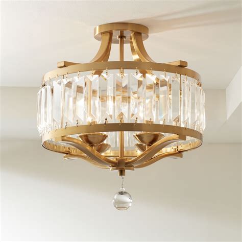 Vienna Full Spectrum Modern Ceiling Light Semi Flush Mount Fixture Warm ...