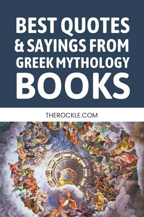 Best Quotes and Sayings from Greek Mythology Books