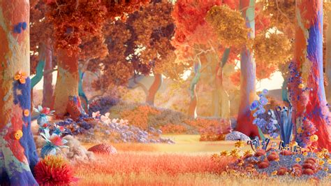 Autumn Forest Wallpaper 4K, Digital Art, Serenity, Vibrant