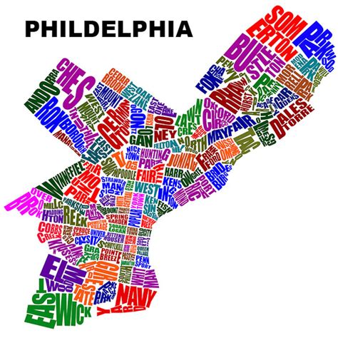 Printable Map Of Philadelphia Neighborhoods