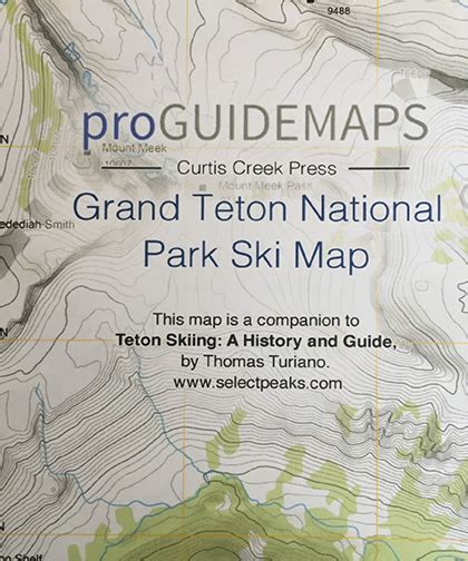 Thomas Turiano | Grand Teton National Park Ski Map