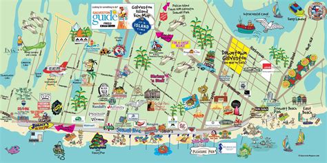 Printable Galveston Map