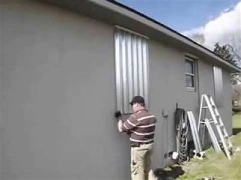 homeowner installation video - hurricane shutters - YouTube