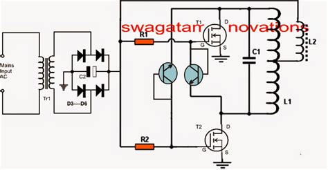 Induction Heater Circuit Schematic